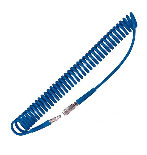 PU-Druckluft-Spiralschlauch 8m / 12bar